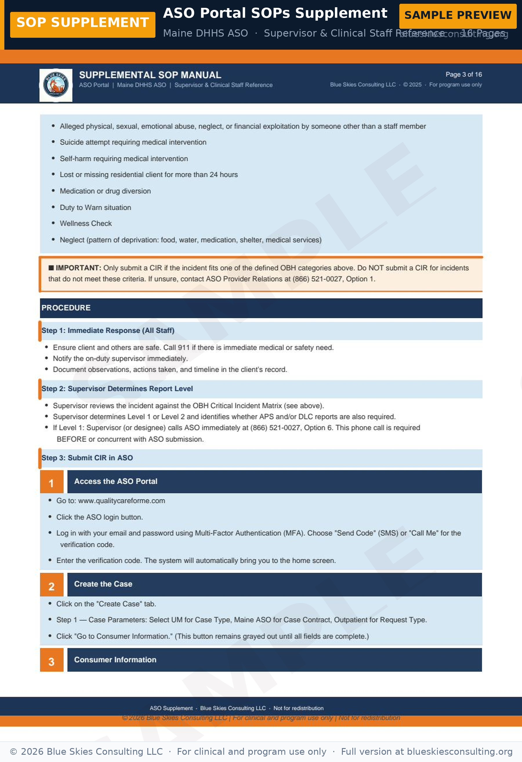 Guide 06 ASO Portal SOPs Supplement