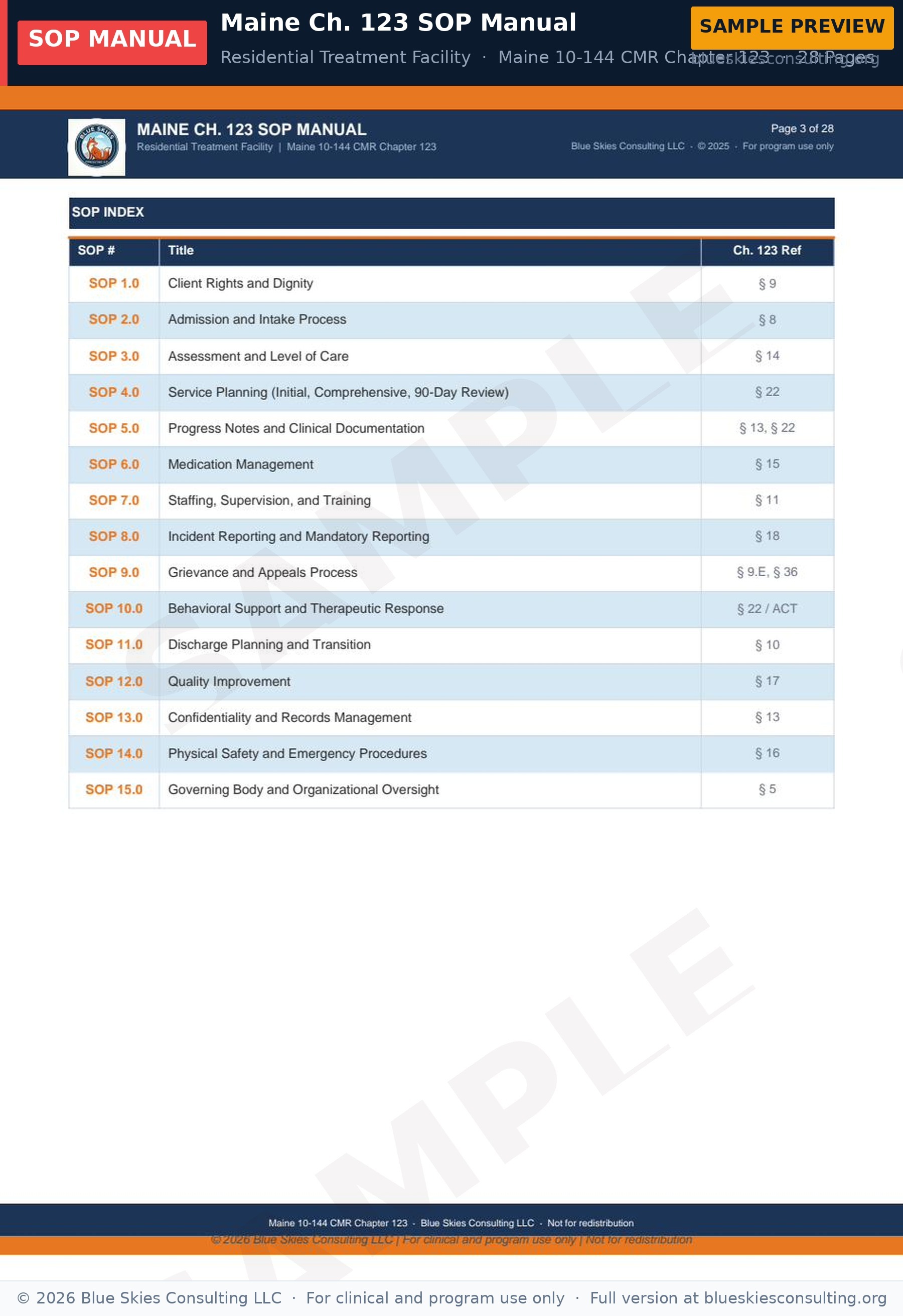 Guide 05 Maine Ch 123 SOP Manual