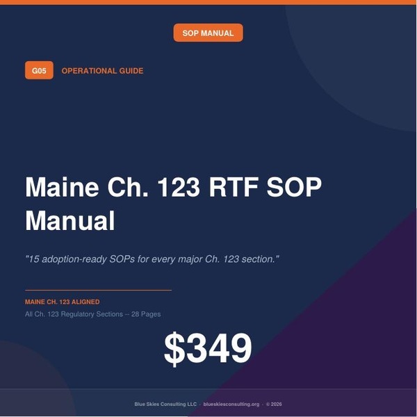 Guide 05 Maine Ch. 123 RTF SOP Manual | 15 Adoption-Ready Standard Operating Procedures image